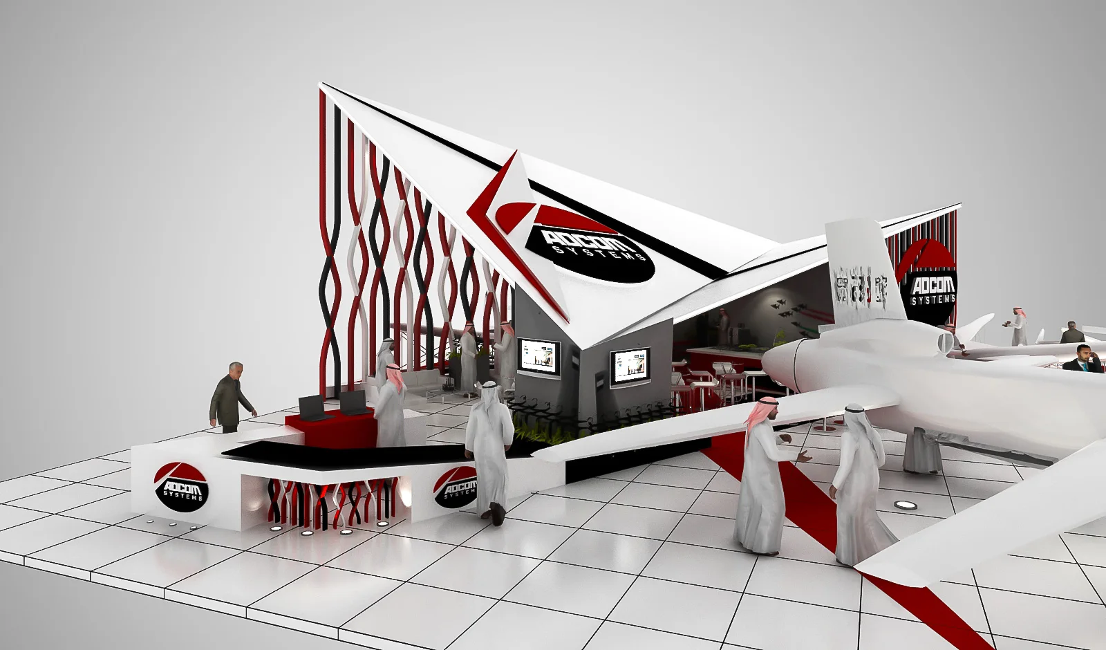 ADCOM stand roof