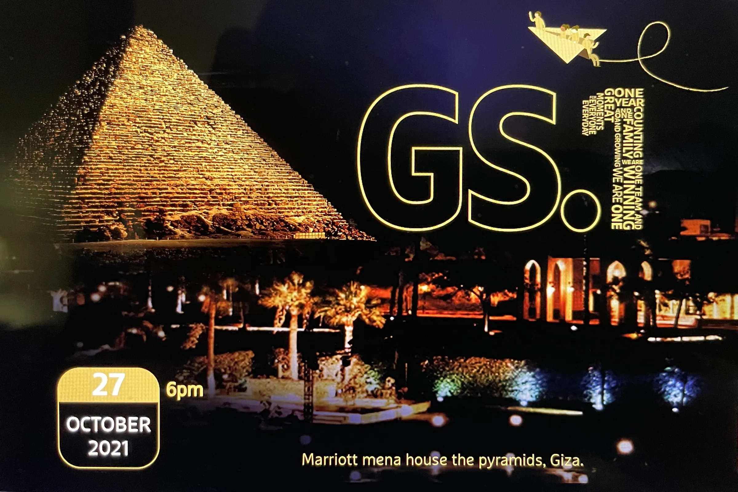 MAF Global Solutions: the printed invitation