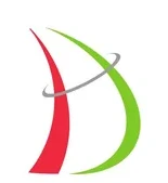 A route not taken: a red stroke and a green arc.